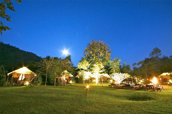 Hintok River Camp at Hellfire Pass